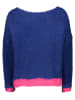 miss goodlife Sweter w kolorze granatowo-różowym