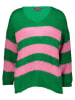 miss goodlife Pullover in Grün/ Pink
