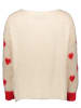 miss goodlife Pullover in Creme/ Orange