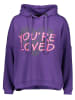 miss goodlife Bluza "You`re loved" w kolorze fioletowym