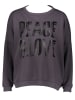 miss goodlife Sweatshirt "Peace & Love" in Anthrazit