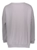 miss goodlife Sweatshirt "Hello" in Grau