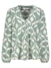 Sublevel Bluse in Mint/Weiß