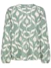 Sublevel Bluse in Mint/Weiß
