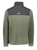 Sublevel Fleece vest groen/grijs