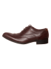 Clarks Leder-Schnürschuhe ''Gilmore Wing'' in Dunkelbraun