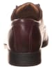 Clarks Skórzane trzewiki "Tilden Cap" w kolorze ciemnobrązowym