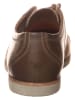 Clarks Leder-Schnürschuhe ''Raharto Vibe'' in Braun