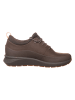 Clarks Skórzane sneakersy "Un Venture" w kolorze ciemnobrązowym