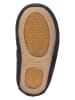 Clarks Leder-Slipper "Crackling Flo" in Dunkelblau