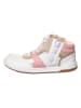 Clarks Leder-Sneakers "Fawn Peak" in Weiß/ Beige/ Rosa