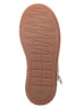 Clarks Skórzane sneakersy "Fawn Peak" w kolorze biało-beżowo-jasnoróżowym