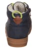 Clarks Skórzane botki w kolorze granatowym