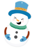 URSUS Papier-Bastelset "Winter holidays" in Bunt