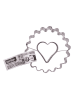 Zenker 2-delige set: uitsteekvormen "Linzer hart" zilverkleurig - Ø 5,4 cm