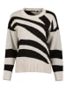 Blue Seven Pullover in Creme/ Schwarz