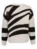 Blue Seven Pullover in Creme/ Schwarz