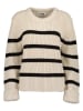 Blue Seven Pullover in Creme/ Schwarz