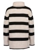 Blue Seven Rollkragenpullover in Creme/ Schwarz