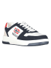 Geographical Norway Sneakers "Orty" wit/donkerblauw