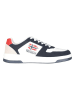 Geographical Norway Sneakers "Orty" wit/donkerblauw