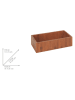 Wenko Aufbewahrungsbox in Hellbraun - (B)30 x (H)8 x (T)15 cm
