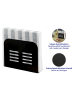 Wenko Servethouder "Maximex" zwart - (B)15 x (H)12,5 x (D)4 cm
