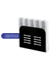 Wenko Servethouder "Maximex" zwart - (B)15 x (H)12,5 x (D)4 cm