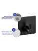 Wenko 3-delige set: wandhaken zwart - (B)6,5 x (H)12 x (D)9 cm