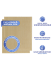 Wenko 2er-Set: Backmatten in Beige - (L)36 x (B)42 cm