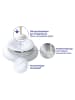 Wenko 2-delige set: aftappluggen wit - (H)2,3 x Ø 6,5 cm