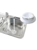 Wenko 2er-Set: Abflussstöpsel in Weiß - (H)2,3 x Ø 6,5 cm