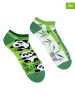 Spox Sox 2er-Set: Socken in Weiß/ Grün