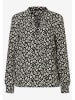 More & More Bluse in Schwarz/ Creme