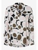 More & More Bluse in Creme/ Hellbraun