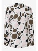 More & More Bluse in Creme/ Hellbraun