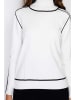 William de Faye Rollkragenpullover in Weiß