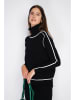 William de Faye Rollkragenpullover in Schwarz