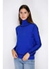 William de Faye Rollkragenpullover in Blau