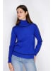 William de Faye Rollkragenpullover in Blau