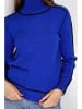 William de Faye Rollkragenpullover in Blau
