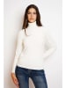 William de Faye Rollkragenpullover in Weiß