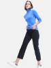 William de Faye Rollkragenpullover in Blau