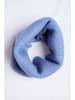William de Faye Loop-Schal in Hellblau - (L)50 x (B)28 cm
