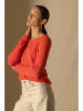 Perfect Cashmere Kaschmir-Pullover "Oprah" in Orange