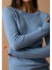 Perfect Cashmere Kaschmir-Pullover "Wilma" in Hellblau