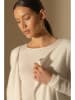 Perfect Cashmere Kaszmirowy kardigan "Abigail" w kolorze kremowym