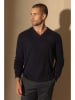 Perfect Cashmere Kasjmieren trui "Lorenzo" donkerblauw