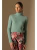 Perfect Cashmere Kaschmir-Rollkragenpullover "Tracy" in Grün