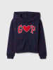 GAP Bluza w kolorze granatowo-czerwonym